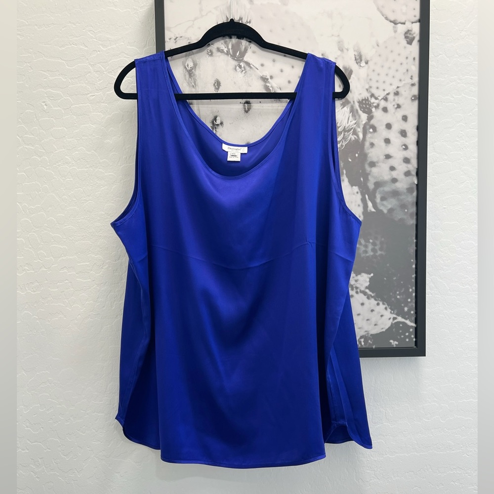 Dorman 100% Silk Blue Camisole Top